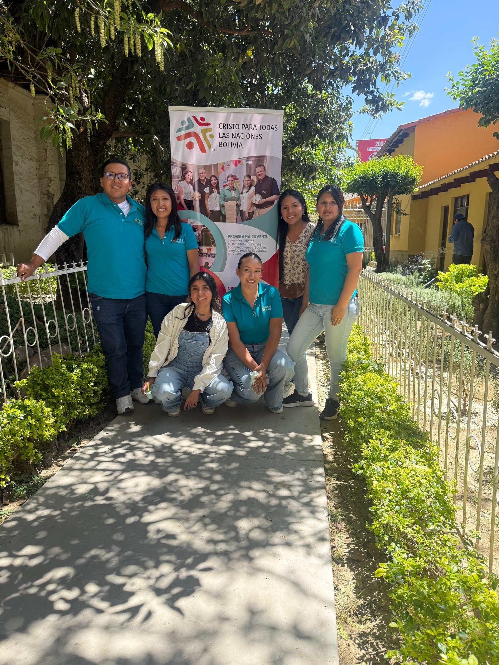 Equipo de CPTLN Bolivia en voluntariado